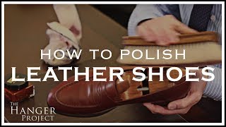 How to polish Shell Cordovan Leather with Saphir Cordovan Cream [upl. by Fernald]