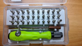 Screwdriver bit set 32 in 1  Farraige  Cable World  rts  Storin  Tec Tavalkal  Cables Kart [upl. by Zavala]