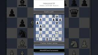 Fischer Robert James vs Szabo Laszlo Interzonal04 Round 16 ½½ [upl. by Molton]