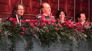 Renzo Arbore Sanremo 2014 con Orchestra Italiana  Canzoni Napoletane Conferenza [upl. by Niu406]