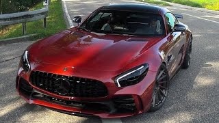 EXTREM LOUD MercedesAMGGTR w Fi Exhaust System REVS amp CRAZY CRACKLES [upl. by Hay900]