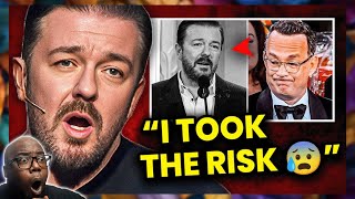 Ricky Gervais SPEAKS Why He Sacrificed His Career To Expose Hollywood [upl. by Adai85]