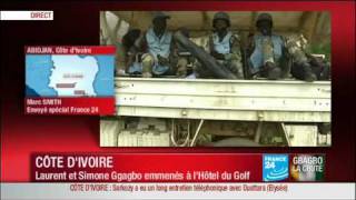 Côte dIvoire  Laurent Gbagbo et Simone Gbagbo à lhôtel du Golf [upl. by Shaya]