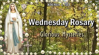 WEDNESDAY Holy Rosary🌹 Glorious Mysteries Blessed Virgin Mary Scenic Colorful Fall Leaves [upl. by Aileda]