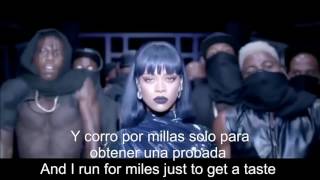 RIHANNA  Love On The Brain letra Español Inglés LyricsLetra☝☝☝☝☝☝☝☝ [upl. by Ayik]