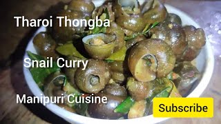 Tharoi Thongba😋 Edible Snail Curry Manipuri Cuisine snail manipurifood cooking [upl. by Alduino]