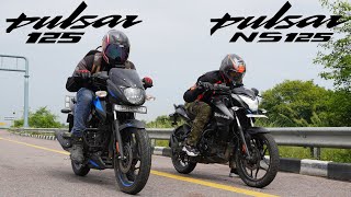 Pulsar 125 vs Pulsar NS125 Drag Race [upl. by Stevena]