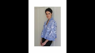 Lined Kimono Jacket Sewing Tutorial  Atelier Joy [upl. by Blanca]