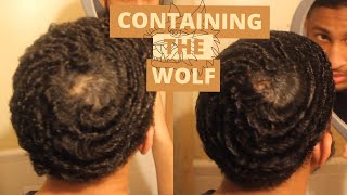 SIMPLE HOW TO LAY YOuR WAVES BACK DOWN WHILE WOLFING [upl. by Eniffit]