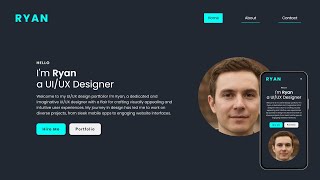 Personal Portfolio Website using HTML amp CSS  Web Dev Wizard [upl. by Marylynne293]