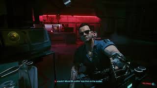 Cyberpunk 2077  The Ripperdoc  PS5 [upl. by Ahsinehs916]