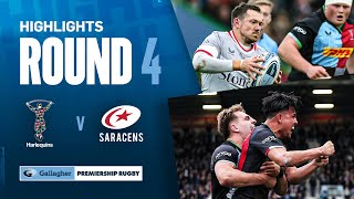 Harlequins v Saracens  HIGHLIGHTS  Heroic Defensive Display  Gallagher Premiership 202425 [upl. by Janik]