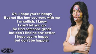 Olivia Rodrigo  happier Lyrics [upl. by Lamak]