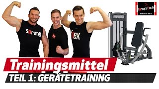 Hanteltraining VS Gerätetraining VS Bodyweight Training  Unsere Meinung  Teil 1 [upl. by Adnohsed]