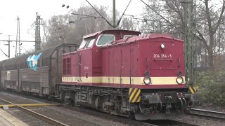 Güterzüge Probefahrten und Seltenes in HamburgHarburg am 130216 [upl. by Nnylannej]