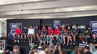 2024 SMX Round 2 Press Conference Dallas TX Motor Speedway 13 September 2024 [upl. by Chessy]