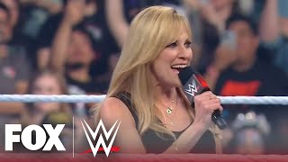 Samantha Irvin welcomes Lilian Garcia to introduce The New Day’s Kofi Kingston  WWE on FOX [upl. by Ahseryt]