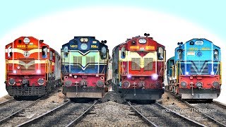 Single Line Trains  Indian Railways  Bangalore  Dharmavaram [upl. by Della493]