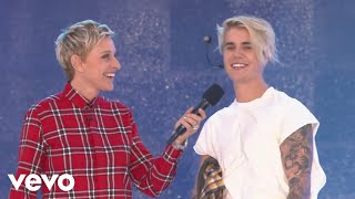 Justin Bieber  What Do You Mean Live From The Ellen Show [upl. by Aramen]