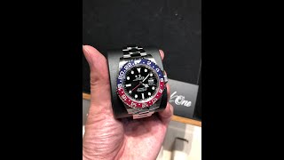 BRAND NEW ROLEX 126710BLRO 126710 GMTMASTER II BLACK DIAL PEPSI OYSTERSTEEL 40mm [upl. by Kendrah]