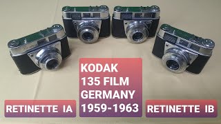 KODAK RETINETTE IA RETINETTE IB 135 Film GERMANY 19591963 [upl. by Airaet]