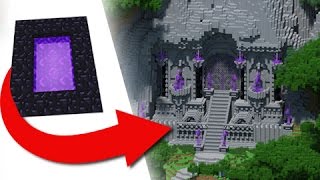 How To Transform A Nether Portal  EPIC Build [upl. by Aelgna]