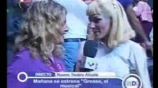 Edurne en Madrid Directo  Promoción de Grease en Madrid [upl. by Ddal877]