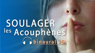 Acouphènes Solution  Traitement et Guérison avec bruit blanc Naturel Binaural 3D [upl. by Vale]