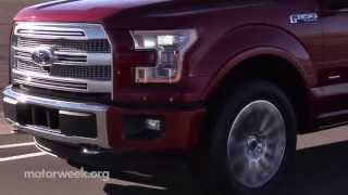 MotorWeek  First Look 2015 Ford F150 [upl. by Ayama]