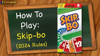 How to play Skipbo 2024 Rules [upl. by Dag]