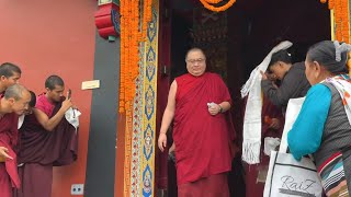 Rinpoche Arrived In Kathmandu Shechen Monastery  Himalayan Buddhist Monks  trending [upl. by Nani]