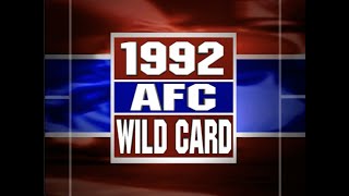 The NFLs Greatest Games  The Comeback  1992 AFC Wild Card HD [upl. by Drucill]