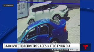 Cámaras captaron doble asesinato en gasolinera de Fajardo [upl. by Atkins]