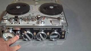 Nagra III 8607 analog tape recorder demonstration [upl. by Ylrebmik]