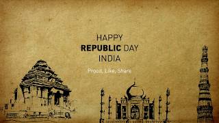 Happy Republic Day  Tribute to India [upl. by Holmann543]