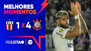 ROMERO FAZ DOIS YURI ALBERTO CRAVA DE NOVO E TIMÃƒO VENCE A 2Âª SEGUIDA  BOTAFOGOSP 1X4 CORINTHIANS [upl. by Ahsener642]