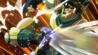 Star Platinum beats up Hierophant Green SFX Only [upl. by Isaac]