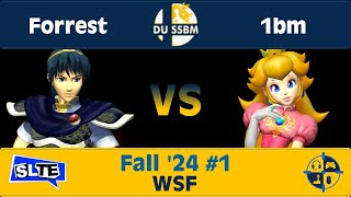 Drexel Melee Fall 24 1 Forrest Marth Vs AHFC  1bm Peach  Winners Semifinals [upl. by Rinaldo]