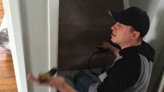 How to install carpet on a staircase [upl. by Lraep]