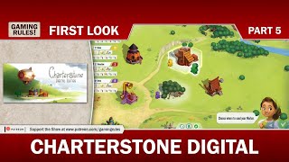 Charterstone Digital Playthrough  Part 5  First multiplayer game [upl. by Suinotna903]