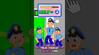 Bantu pak polisi temukan anaknya yang asli🎭👨‍👧‍👦🚼 shorts roblox minecraft [upl. by Dnomso78]