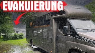 😱☔️ Schlimme Campingtour im Unwetter Gebiet  Camping Wirthshof in Markdorf am Bodensee [upl. by Yenor]