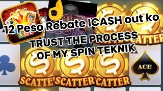 12 PESO REBATE LARUIN AT ICASH OUT SUPER ACE DISKARTE SPIN KO👊👊👊 [upl. by Santa]