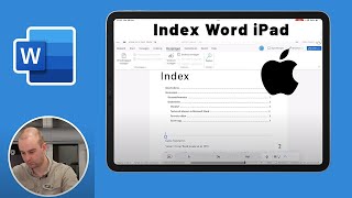 Index amp pagenumbers at the iPad with Word  𝐍𝐨 𝐜𝐨𝐦𝐩𝐮𝐭𝐞𝐫 𝐧𝐞𝐞𝐝𝐞𝐝 [upl. by Tjader171]