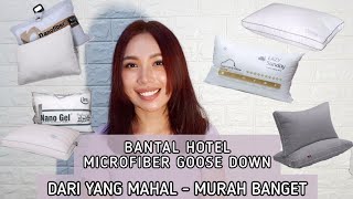 REKOMENDASI 5 BANTAL MICROFIBER GOOSE DOWN ONLINE TERMAHAL SAMPAI TERMURAH [upl. by Lidstone861]