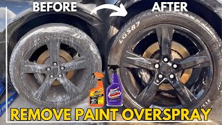 How to Remove Paint Overspray from Car Tires  Easy Techniques StepbyStep Guide [upl. by Derdle]