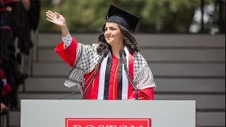 Boston University Commencement 2018 Student Speaker Yasmin Younis [upl. by Glenna903]