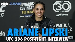 Ariane Lipski Nasty Armbar of Casey ONeill Wraps Up Best Year of My Career  UFC 296 [upl. by Teirtza705]