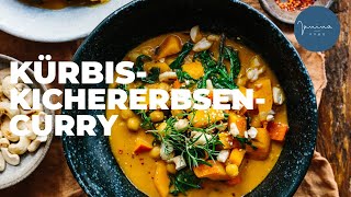 Kürbis Kichererbsen Curry [upl. by Euqilegna]