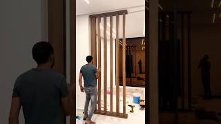 Wall Partition Design with Privacy viralvideo shorts short trending interiordesign viralshorts [upl. by Burdelle]